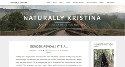 Desktop Screenshot of naturallykristina.com